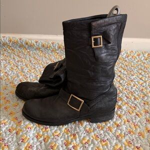 Jimmy Choo Black Combat Boots